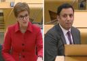 Nicola Sturgeon and Anas Sarwar clashed after the Scottish Labour leader's question around Covid vaccine passports