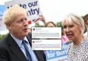 Boris Johnson and Nadine Dorries issued exactly the same response on Twitter