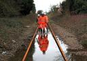 Flooding has caused damage to the rail line between Glasgow and Carlisle