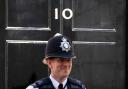 A police officer outside Number 10