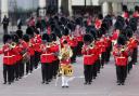 The Royal Procession leaves Buckingham Palace for the Trooping the Colour ceremony at Horse Guards Parade. Photograph: PA