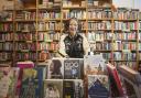 Owner of the Edinburgh Bookshop Marie Moser prepares for Independent Bookshop Week. Photo: Gordon Terris