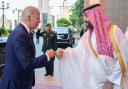 US president Joe Biden and Saudi crown prince Mohammed bin Salman in their infamous fist bump