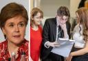 Nicola Sturgeon sent a message to the students across Scotland who will be getting their exam results on Tuesday. Photos: PA