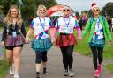 The initial charity event featured 5000 kilted-up walkers who raised £1.42 million