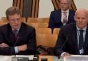 Gordon Arthur (left) of Cricket Scotland and Forbes Dunlop of sportscotland gave evidence to MSPs on plans to tackle institutional racism within the sport