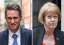 Gavin Williamson (left) accused Wendy Morton (right) of using the death of the monarch to 'punish' out favour senior MPs