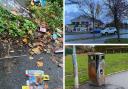 Niddrie, Edinburgh was the site of chaotic scenes on Bonfire Night as fireworks were launched at police while bins were set alight