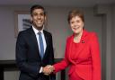 First Minister Nicola Sturgeon and Prime Minister Rishi Sunak met for the first time in person in Blackpool