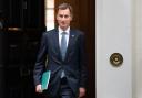 Chancellor of the Exchequer Jeremy Hunt leaves 11 Downing Street