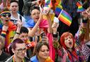 Members of the public take part in the Pride Glasgow festival in June, 2022