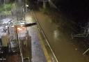 Railway lines on Scotland's west coast have been hit by flooding