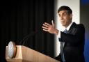 Prime Minister Rishi Sunak during his first major domestic speech of 2023 at Plexal, Queen Elizabeth Olympic Park in east London. Picture date: Wednesday January 4, 2023. PA Photo. See PA story POLITICS Sunak. Photo credit should read: Stefan Rousseau/PA