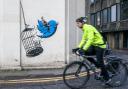 Elon Musk's takeover of Twitter is referenced by a piece of street art in Edinburgh