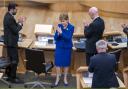 Nicola Sturgeon delivered her final speech as First Minister to Holyrood