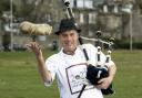 Fife butcher and current Scottish Haggis Champion Tom Courts gets in the mood for the World Haggis Championship.