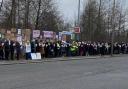 A protest linked to the 40 Days for Life campaign - which has encompassed almost the entirety of Lent – was held on Sunday