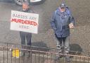 Protesters persistently harassed patients at Sandyford with offensive signs, while one man wore a body cam