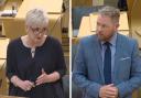 Angela Constance and Jamie Greene clashed on judge-only rape trials during topical questions