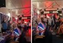 Revellers at a coronation party in West Lothian appeared to sing sectarian songs in a pub