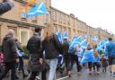 Yessers took to the streets of Glasgow the first Saturday in May