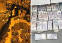 200,000 cannabis plants and £650,000 in cash was seized