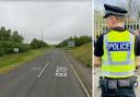 Police have confirmed that a woman died following a vehicle fire on the B780, Ardrossan