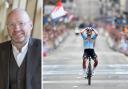 Patrick Harvie joined a protest against trans women's exclusion from the road race which was won by Belgium’s Lotte Kopecky