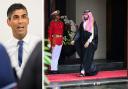 Rishi Sunak has been warned not to 'roll out the red carpet' for the Saudi Prince
