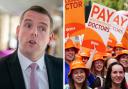 Douglas Ross accused junior doctors in England of politicising the dispute over pay