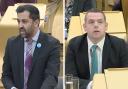 Humza Yousaf and Douglas Ross traded blows in a fiery FMQs