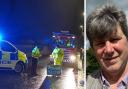 Police have named a man who died in Aberdeenshire during Storm Babet