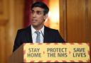 Rishi Sunak during a media briefing in Downing Street, London, on coronavirus