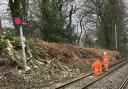 Scottish train lines were blocked by falling trees and other debris during Storm Isha, which is being rapidly followed by Storm Jocelyn