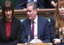 Keir Starmer pictured at PMQs this week