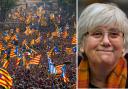 Clara Ponsati delivered a speech on Catalan independence