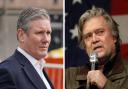 Steve Bannon (right) said he was impressed by Keir Starmer