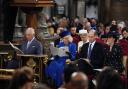 King Charles III, Queen Camilla, the Prince of Wales and the Princess of Wales attend the annual Commonwealth Day Service at Westminster Abbey in London