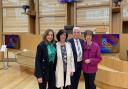 Billy Kay was joined by family when he delivered his Time for Reflection address at the Scottish Parliament