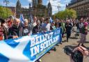 Believe in Scotland march in Glasgow