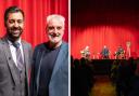 Humza Yousaf and Tommy Sheppard appeared at the event alongside Val McDermid