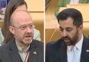 Patrick Harvie clashed with Humza Yousaf at PMQs