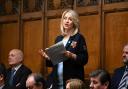Esther McVey pictured in the House of Commons