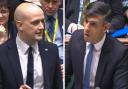 SNP Westminster leader Stephen Flynn (left) challenged Prime Minister Rishi Sunak on graduate visas at PMQs
