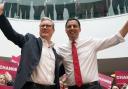 Labour leader Keir Starmer (left) and Scottish Labour's Anas Sarwar at their campaign launch in Glasgow on Friday