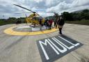 The new helipad will reduce the amount of time it takes to transfer critically ill patients to the mainland