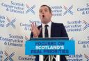 Scottish Conservative leader Douglas Ross speaks during the official launch of his party's General Election campaign at the Royal George Hotel in Perth