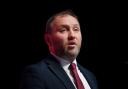 Ian Murray pictured delivering a speech at the Labour Party conference in Liverpool