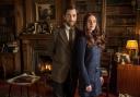 Richard Rankin and Sophie Skelton play Roger Wakefield and Brianna Fraser in the hit TV show Outlander