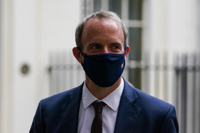 Foreign Secretary Dominic Raab owned up